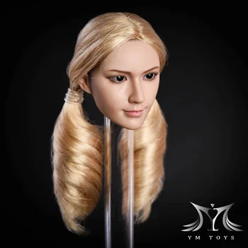 1/6 Ölçekli Kelebek Başkanı Şekillendirici Kadın Asker Uzun Saç Kafa Oynadı Modeli Oyuncak