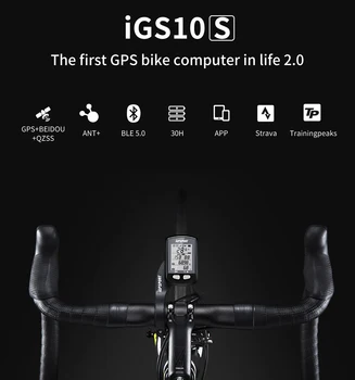  10 S 50E ıGS50S GPS Bisiklet Bilgisayar Su Geçirmez MTB Yol Bisikleti Kilometre Sayacı Spor Sürme İçin 20E Mileometer