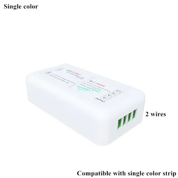  100 Adet 2.4 G RF Uzaktan Kumanda Dokunmatik Ekran Kontrolü Tek renk dimmer SKK RGB RGBW RGBCCT LED şerit Kablosuz alıcı
