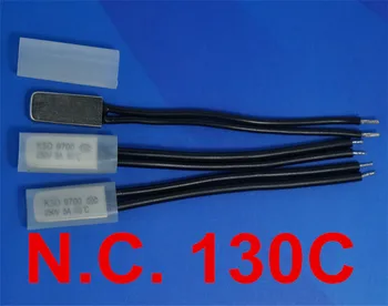  100 adet/ grup) 130C KSD9700 Normalde Yakın Termostat, Sıcaklık Anahtarı, NC 130 Santigrat, Bimetal Disk.