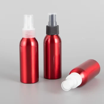  100 ML kırmızı Alüminyum Sprey parfüm Şişesi Arşivleri Makyaj Kozmetik Bölünmüş Şarj boş konteynerler packag ücretsiz kargo 50 adet