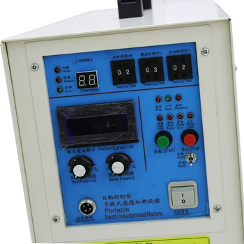  15KW 30-100 KHZ yüksek frekanslı endüksiyon ısıtıcı makinesi söndürme Ekipmanları Küçük eritme fırını 220 v / 110 v