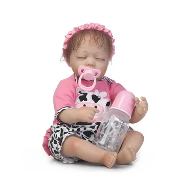 16 inç 40 cm Reborn baby doll El Yapımı yenidoğan Silikon vinil çocukluk oyun evi oyuncak güzel canlı sevimli Yürüyor çocuk hediyeler