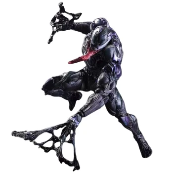  18 CM Disney Oyuncak Marvel Avengers Venom El yapımı Kırmızı Carnage Siyah Carnage Hareketli Modeli Dekorasyon doğum günü hediyesi
