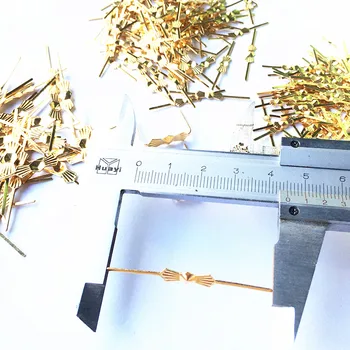  2000 adet 45mm Altın Bakır Kelebek Toka / Kravat Klipleri, Boncuk Perde Aksesuarları Aydınlatma Metal Konnektörler