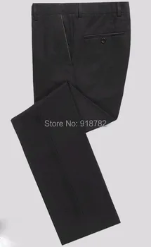  2017 Moda Iş Parti Takım Elbise Lacivert Blazer Damat Ismarlama Düğün Suit Smokin Erkekler Için Damat (Ceket + Pantolon + Yelek + kravat)