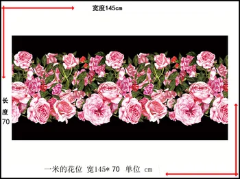  2018 ilkbahar ve yaz yeni çiçek giyim kumaşlar gelişmiş dijital baskı moda kumaşlar toptan işleme 145 cm geniş