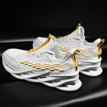  2019 yeni Erkek koşu ayakkabıları Şok Emme Yastığı Nefes Hafif rahat ayakkabı Açık Spor Sneakers yürüyüş