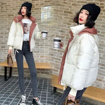  2020 Yeni Sonbahar kış ceket Moda Kadın Aşağı ceket kadın Parkas Ince günlük ceketler sıcak Parka palto Kore Dış Giyim