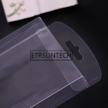  300 pcs Temizle Şeffaf Plastik Ambalaj Blister Kutusu İçin telefon kılıfı Cep Telefonu Kapak Perakende Paketi İle Asılı Delik