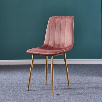  4 Adet İskandinav ışık Lüks Arkalığı Ev Oturma Odası yemek sandalyesi Modern Basit Otel Datang Resepsiyon yemek sandalyesi Mobilya