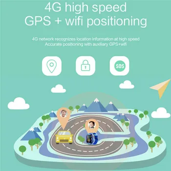  4G Çocuklar akıllı saat Kamera Video Çağrı SOS Çocuk Smartwatch Anti-kayıp GPS Konum Saat Telefon İzle Erkek Kız Hediyeler için
