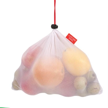  50 Adet Polyester Paket Örgü Çanta Çok Amaçlı file kumaş Yeşil Paket Cep Meyve Sebze Örgü Polyester Depolama Küçük Öğeler