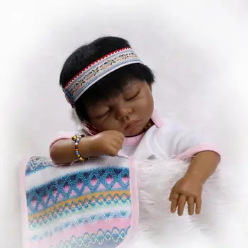  53 cm Yenidoğan Uyku Bebek Silikon Reborn Bebek Bebekler