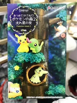  Anime Periferik Pokemon Pikachu Güdük 8 Bebek El yapımı Modeli Dekorasyon Mehtap Versiyonu Kutulu Dekorasyon doğum günü hediyesi
