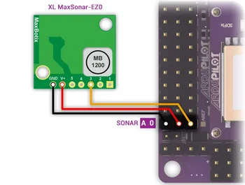  APM için, Pixhawk için ultrasonik dönüştürücü için XL-MaxSonar EZ4 ultrasonik sensör MB1242 / MB1043 ultrasonik değişen modülü
