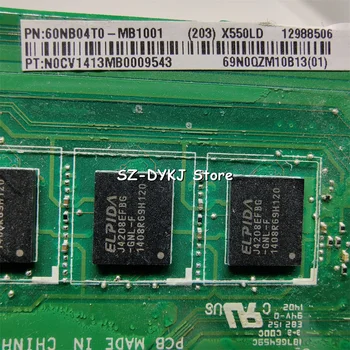  ASUS için X550LD Laptop anakart İle SR16Z İ7-4500U CPU Anakart REV 2.0