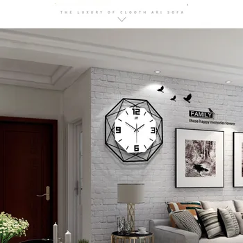  Aydınlık Saat Ahşap İskandinav duvar saati Minimalist Tasarım Tarzı Ev Saati Oturma Odası Kuvars Sessiz Ev Dekorasyon Saat İzle