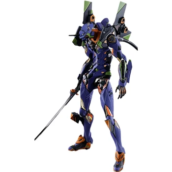  Bandai Tamashi Milletler Metal Inşa Eva-01 Test Tipi Anime Neon Genesis Evangelion 22 Cm Robot Action Figure Model Oyuncaklar Toplamak