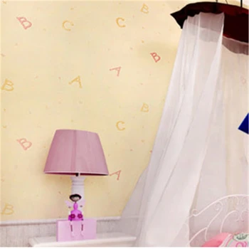 Beibehang Güzel ABC Baskı Çocuk Yatak Odası Duvar Kağıtları Çevre Dostu Fantezi dokunmamış duvar kağıdı Çocuk Duvar Kağıdı rulo