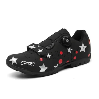  Bisiklet Ayakkabı İhtisas Mtb Genç Güvenlik erkek Moda Dağ Bisikleti Spor Su Geçirmez Sneakers Açık Kadınlar ıçin Triatlon