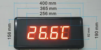  Büyük Ekran Yüksek Sıcaklık Termometre PT100 Thermodetector Elektronik Enstrüman 4-20mA Giriş Sinyali