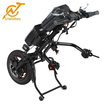  Cnebıkes 12 inç tekerlekli dişli motor elektrikli handcycle tekerlekli sandalye için 8ah pil ile