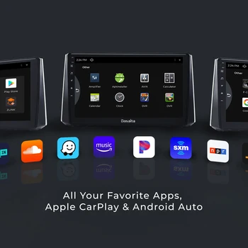  Dasaita İzci Radyo Toyota Corolla 2019 2020 için Araba stereo 1 din android Apple Carplay 10.2