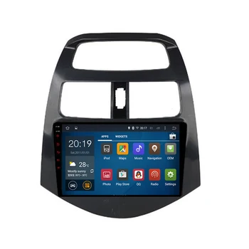  Dokunmatik ekran oto araba stereo dvd gps ile Dahili Bluetooth MP3 USB bağlantı noktası için Chevrolet Spark Yendi Matiz Android GPS Ücretsiz Kamera