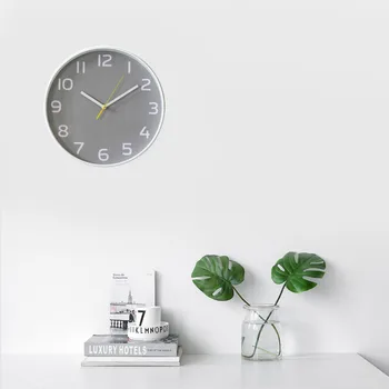  Ekran Sessiz duvar saati Oturma Odası Yaratıcı İskandinav Yatak Odası Ofis duvar saati Minimalist Dijital Reloj Pared Ev Dekor DL60WC