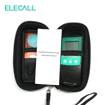  ELECALL EC771N Dijital kalınlık ölçer Kaplama Metre Genişliği Ölçüm Cihazı Boya Elektroliz Kaplama Kalınlığı Ölçmek