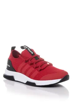  Erkek Kırmızı Spor Ayakkabı TONNY SİYAH yürüyüş ayakkabısı Koşu Ve gündelik spor ayakkabılar Sağlam Ve Esnek Her Mevsim Faydalı