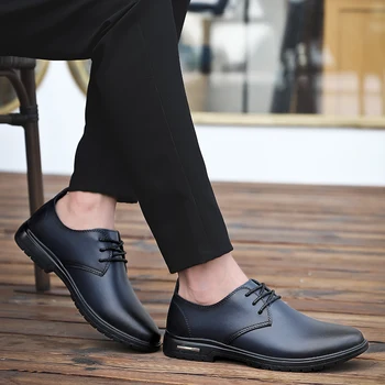  Erkek Oxford Deri Ayakkabı Sneakers Erkek Deri Sapato De Couro Masculino İtalyan Ayakkabı Deri Moda Rahat
