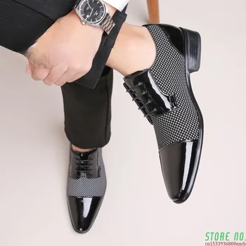  Erkekler Elbise Ayakkabı 2021 Yeni Moda Resmi Ayakkabı Adam Düğün Parti Tarzı Rahat Klasik Tasarım Yüksek Kalite Erkekler Ayakkabı