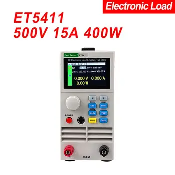  ET5411 DC elektrik yükü 0-500 V 0-15A 400 W Profesyonel programlanabilir Dijital Kontrol DC Yük 1 Elektronik pil test cihazı Yük