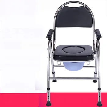  Ev Katlanabilir Lazımlık Sandalye Komodin Yaşlı Hamile Kadın Komodin Sandalye Taşınabilir kaymaz Lazımlık Dışkı Tuvalet Tabureleri