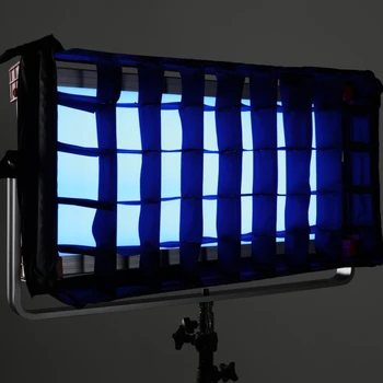  Falcon Gözler Katlanabilir bal peteği Softbox LED Fotografia ışık DS-712 Bükülmüş Paslanmaz Çelik Şarapnel Flaş Difüzör