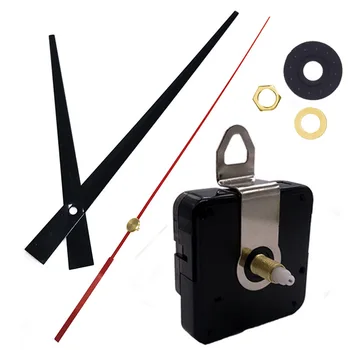  FedEx 100 setleri mecanismo reloj Dilsiz Kuvars Hareketi reloj de pared Uzun Şaft Uzun Metal Eller için 3D duvar saati Clockwork Replac