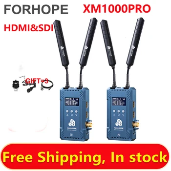  FORHOPE XM1000S pro Kablosuz Iletim Sistemi 300 m Tam dubleks Interkom TİPİ - C Itme akışı SDI 1080 p Video Verici kiti