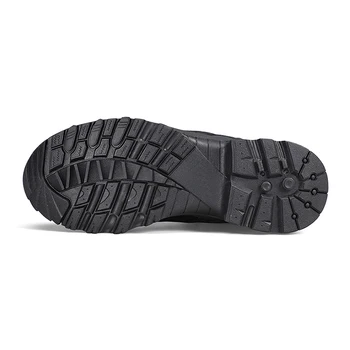  HUMTTO Erkek Su Geçirmez yürüyüş botları Hakiki Deri Açık trekking ayakkabıları Spor Sneakers Dağcılık Botları yürüyüş ayakkabısı