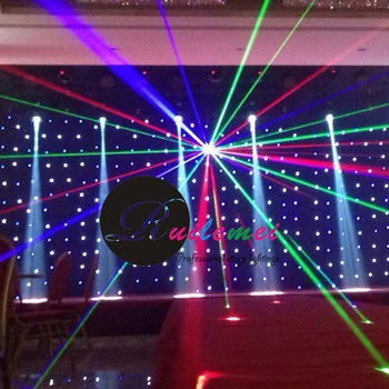  Hızlı kargo 2 ADET of Sharpy ışın 200 hareketli kafa sahne ışın 5R UHP lamba DJ disko ışık etkisi kulübü aydınlatma ile 8 Faset Prizma