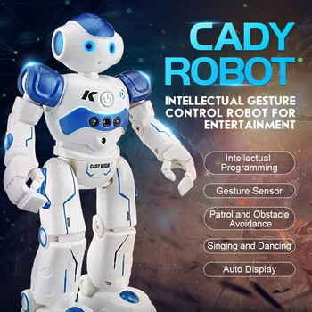  JJRC R2 RC Robot Oyuncak Akıllı Robo Elektrikli Samrt Dans Hareket Kontrolü Interaktif oyuncak çocuk Günü Hediyesi için Çocuk Yetişkin
