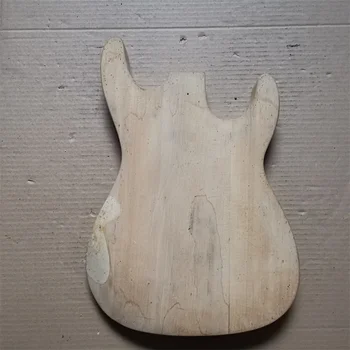  JNTM Elektro Gitar Yarı-bitmiş Vücut Bitmemiş DIY Gitar Parçası Gitar Vücut (1563)