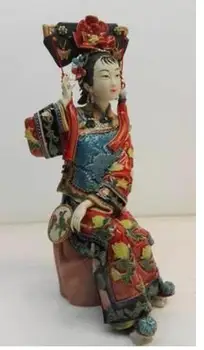  Kadın koku klasik güzellik Shiwan porselen bebek Çin tarzı ev Bayanlar lady Heykel Güzellik Kadın heykeli Ev decorati