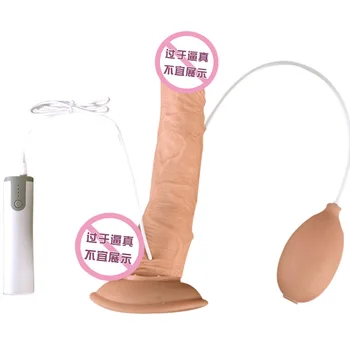  Kadın mastürbasyon ekipmanları seks oyuncak su sprey simülasyon gerçek kas zorbalar yapay penis vibratör