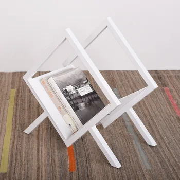  Kitaplık demir zemin masa yaratıcı basit basit tek ışık lüks eğimli kafes orijinal satın alma