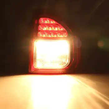  LED Gündüz çalışan ışık kuyruk ışık Su Geçirmez Arka Lamba Dur Ters Güvenlik Göstergesi Sis Lambası Jeep Pusula 2011-Için
