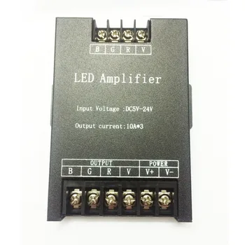  Led RGB Amplifikatör Denetleyici giriş 5 V/12 V/24 V 30A Sinyal Tekrarlayıcı 360 W için 3528/5050 RGB Led şerit