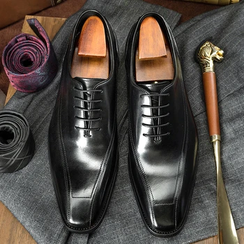  Lüks Erkek Elbise Ayakkabı Klasik Oxford Ayakkabı moda erkek ayakkabısı Yüksek Kaliteli Iş Ayakkabı Zapatos Casuales Hombres