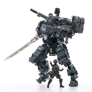  Mech Asker Deforme Robot Modeli El yapımı Montaj Deforme Çocuk yaklaşık 19 cm Hareketli Oyuncak İki Boyutlu Montaj